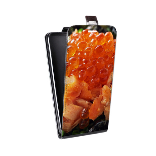 Дизайнерский вертикальный чехол-книжка для Huawei Honor 6 Plus Икра
