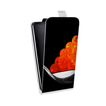 Дизайнерский вертикальный чехол-книжка для Huawei Honor 9 Lite Икра (на заказ)