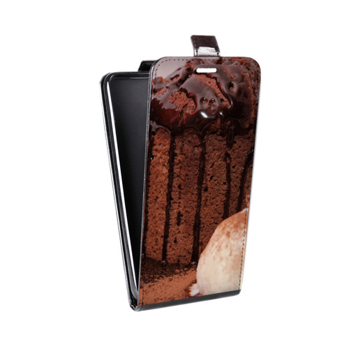 Дизайнерский вертикальный чехол-книжка для HTC Desire 200 Кексы