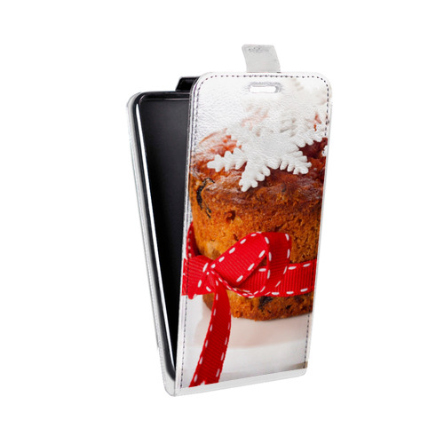 Дизайнерский вертикальный чехол-книжка для LG V10 Кексы
