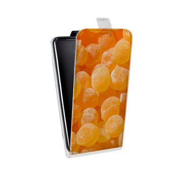 Дизайнерский вертикальный чехол-книжка для Huawei P10 Lite Конфеты (на заказ)