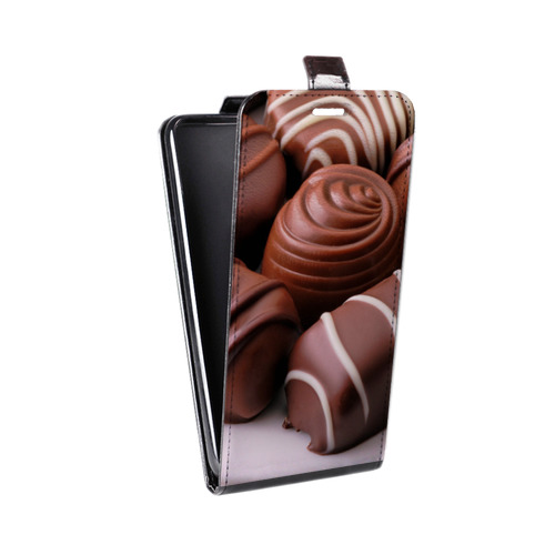 Дизайнерский вертикальный чехол-книжка для Sony Xperia XZ Конфеты
