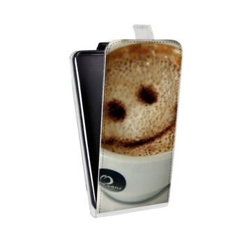 Дизайнерский вертикальный чехол-книжка для Samsung Galaxy Note 5 Кофе напиток (на заказ)