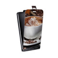 Дизайнерский вертикальный чехол-книжка для LG Optimus G2 mini Кофе напиток