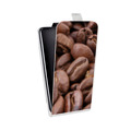 Дизайнерский вертикальный чехол-книжка для LG X Style Кофе напиток