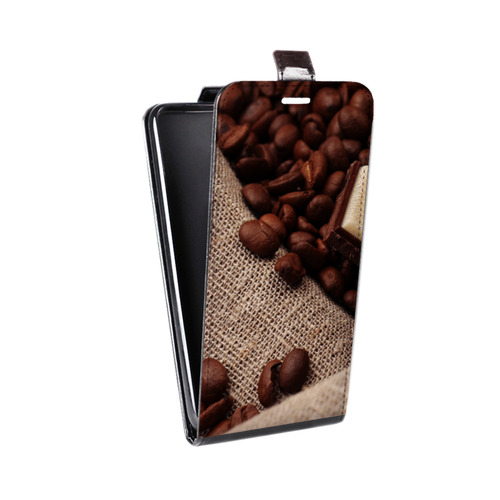 Дизайнерский вертикальный чехол-книжка для Samsung Galaxy A8 Кофе напиток