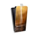 Дизайнерский вертикальный чехол-книжка для ASUS ZenFone 4 ZE554KL Кофе напиток
