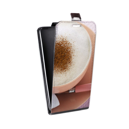 Дизайнерский вертикальный чехол-книжка для Nokia 3.4 Кофе напиток
