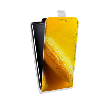 Дизайнерский вертикальный чехол-книжка для Samsung Galaxy S6 Edge Кукуруза (на заказ)