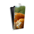 Дизайнерский вертикальный чехол-книжка для HTC Desire 601 Кукуруза