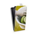 Дизайнерский вертикальный чехол-книжка для Samsung Galaxy Grand Лайм
