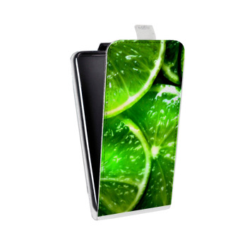 Дизайнерский вертикальный чехол-книжка для LG K7 Лайм (на заказ)