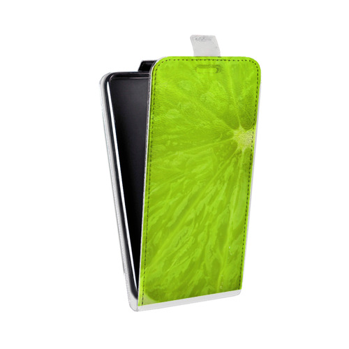 Дизайнерский вертикальный чехол-книжка для HTC Desire 530 Лайм