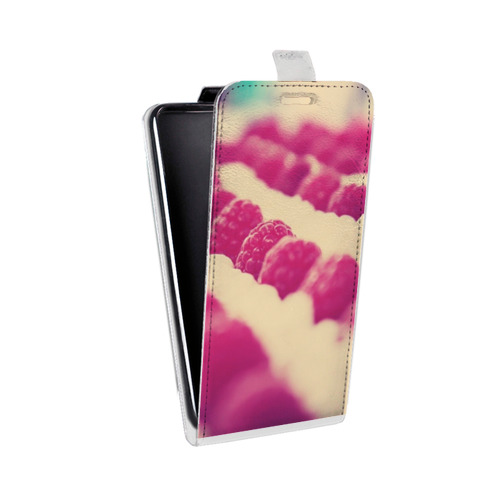 Дизайнерский вертикальный чехол-книжка для Xiaomi Mi4S Малина