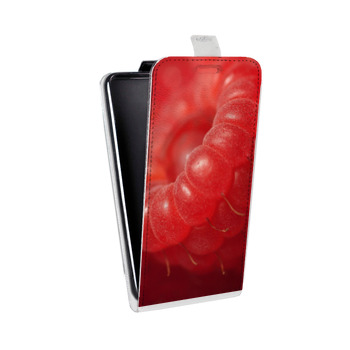 Дизайнерский вертикальный чехол-книжка для Sony Xperia XA Малина (на заказ)
