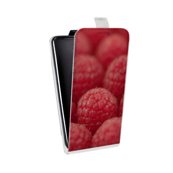 Дизайнерский вертикальный чехол-книжка для Samsung Galaxy S8 Plus Малина (на заказ)