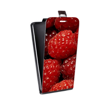 Дизайнерский вертикальный чехол-книжка для HTC U12 Plus Малина (на заказ)