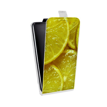Дизайнерский вертикальный чехол-книжка для LG G5 Лимон (на заказ)