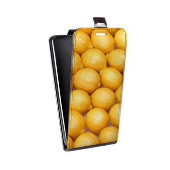 Дизайнерский вертикальный чехол-книжка для ASUS ZenFone Max Pro M2 Лимон (на заказ)