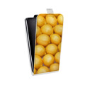 Дизайнерский вертикальный чехол-книжка для Iphone 11 Pro Max Лимон