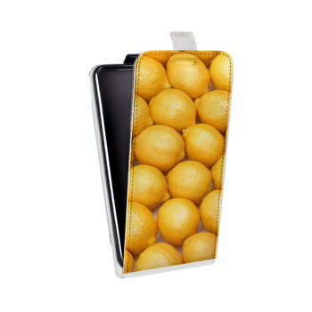 Дизайнерский вертикальный чехол-книжка для Huawei Honor 7A Pro Лимон (на заказ)