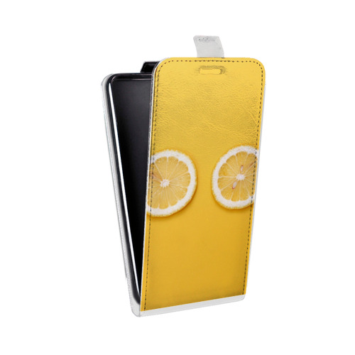 Дизайнерский вертикальный чехол-книжка для ASUS Zenfone 2 Laser 5 ZE500KL Лимон