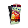 Дизайнерский вертикальный чехол-книжка для LG L80 Мармелад
