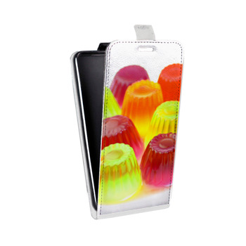 Дизайнерский вертикальный чехол-книжка для Samsung Galaxy S6 Edge Мармелад (на заказ)