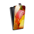 Дизайнерский вертикальный чехол-книжка для LG K4 Мармелад