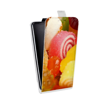 Дизайнерский вертикальный чехол-книжка для Samsung Galaxy J5 Мармелад (на заказ)