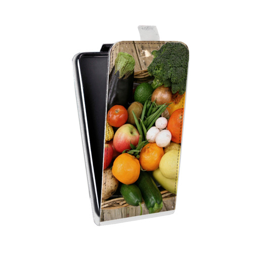 Дизайнерский вертикальный чехол-книжка для Iphone 13 Pro Max Овощи