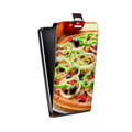 Дизайнерский вертикальный чехол-книжка для Huawei Honor 30S Пицца