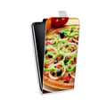Дизайнерский вертикальный чехол-книжка для Iphone x10 Пицца