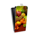 Дизайнерский вертикальный чехол-книжка для Iphone 12 Pro Фрукты