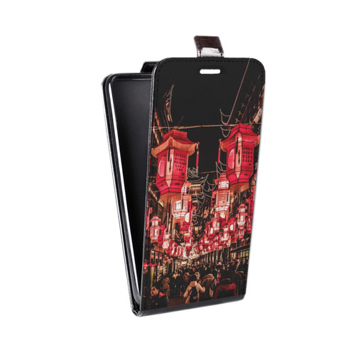 Дизайнерский вертикальный чехол-книжка для Huawei Honor X8 Китайский Новый Год