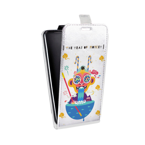 Дизайнерский вертикальный чехол-книжка для HTC Desire 601 Китайский Новый Год