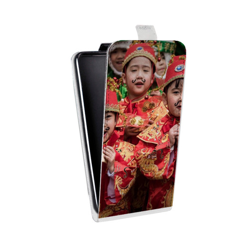 Дизайнерский вертикальный чехол-книжка для LG G7 Fit