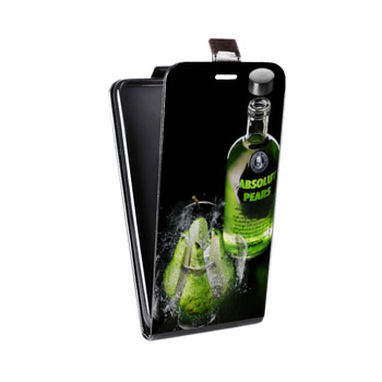 Дизайнерский вертикальный чехол-книжка для Iphone 7 Absolut (на заказ)