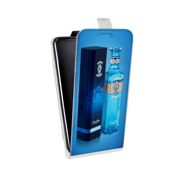 Дизайнерский вертикальный чехол-книжка для Huawei P Smart Bombay Sapphire (на заказ)
