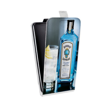 Дизайнерский вертикальный чехол-книжка для Samsung Galaxy S6 Edge Bombay Sapphire (на заказ)