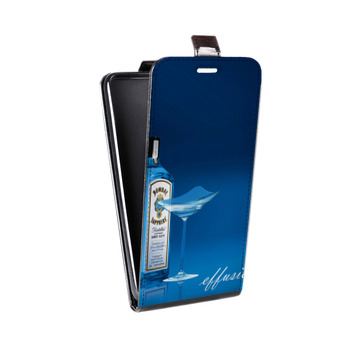 Дизайнерский вертикальный чехол-книжка для LG G Pro Lite Dual Bombay Sapphire (на заказ)