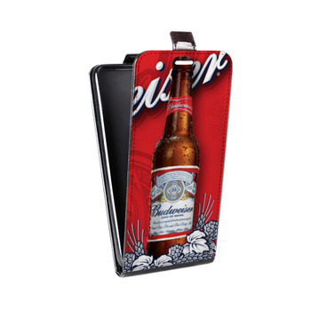 Дизайнерский вертикальный чехол-книжка для LG G7 ThinQ Budweiser (на заказ)