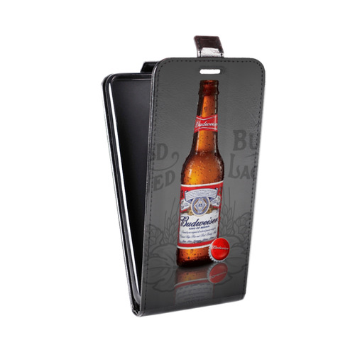 Дизайнерский вертикальный чехол-книжка для Alcatel Idol 5S Budweiser