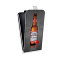 Дизайнерский вертикальный чехол-книжка для LG G4 Stylus Budweiser