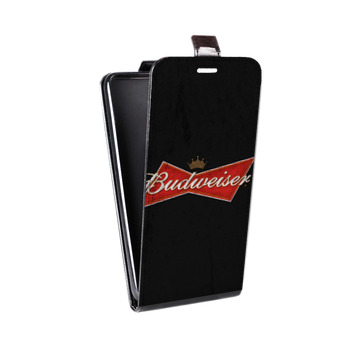 Дизайнерский вертикальный чехол-книжка для Alcatel One Touch Pop D5 Budweiser (на заказ)