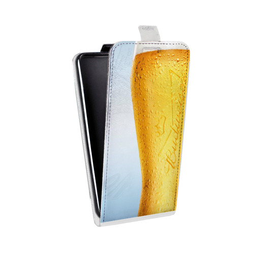Дизайнерский вертикальный чехол-книжка для Lenovo A859 Ideaphone Budweiser