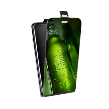 Дизайнерский вертикальный чехол-книжка для ASUS ZenFone Max Pro M2 Carlsberg (на заказ)