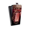 Дизайнерский вертикальный чехол-книжка для Alcatel One Touch Idol X Coca-cola