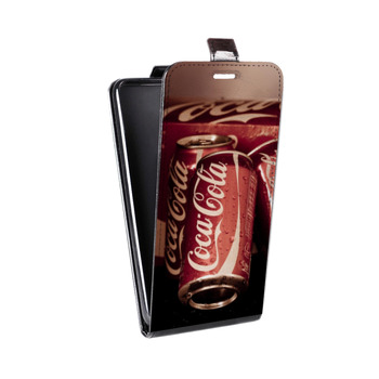 Дизайнерский вертикальный чехол-книжка для Iphone 7 Coca-cola (на заказ)