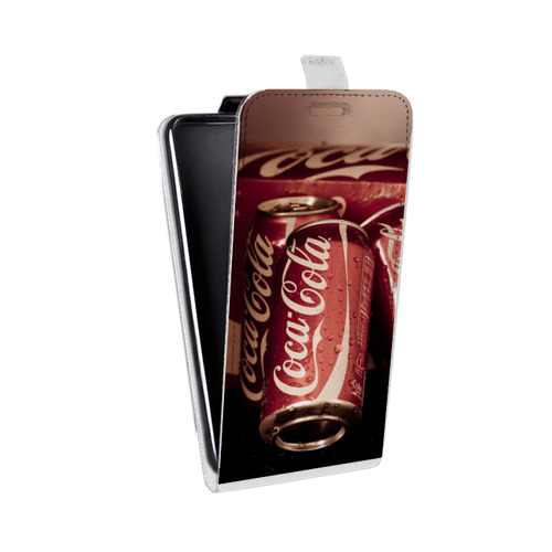 Дизайнерский вертикальный чехол-книжка для Nokia 7 Coca-cola